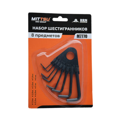 Набор шестигранников 8 пред. «MITTSU» M7770 (1*120)
