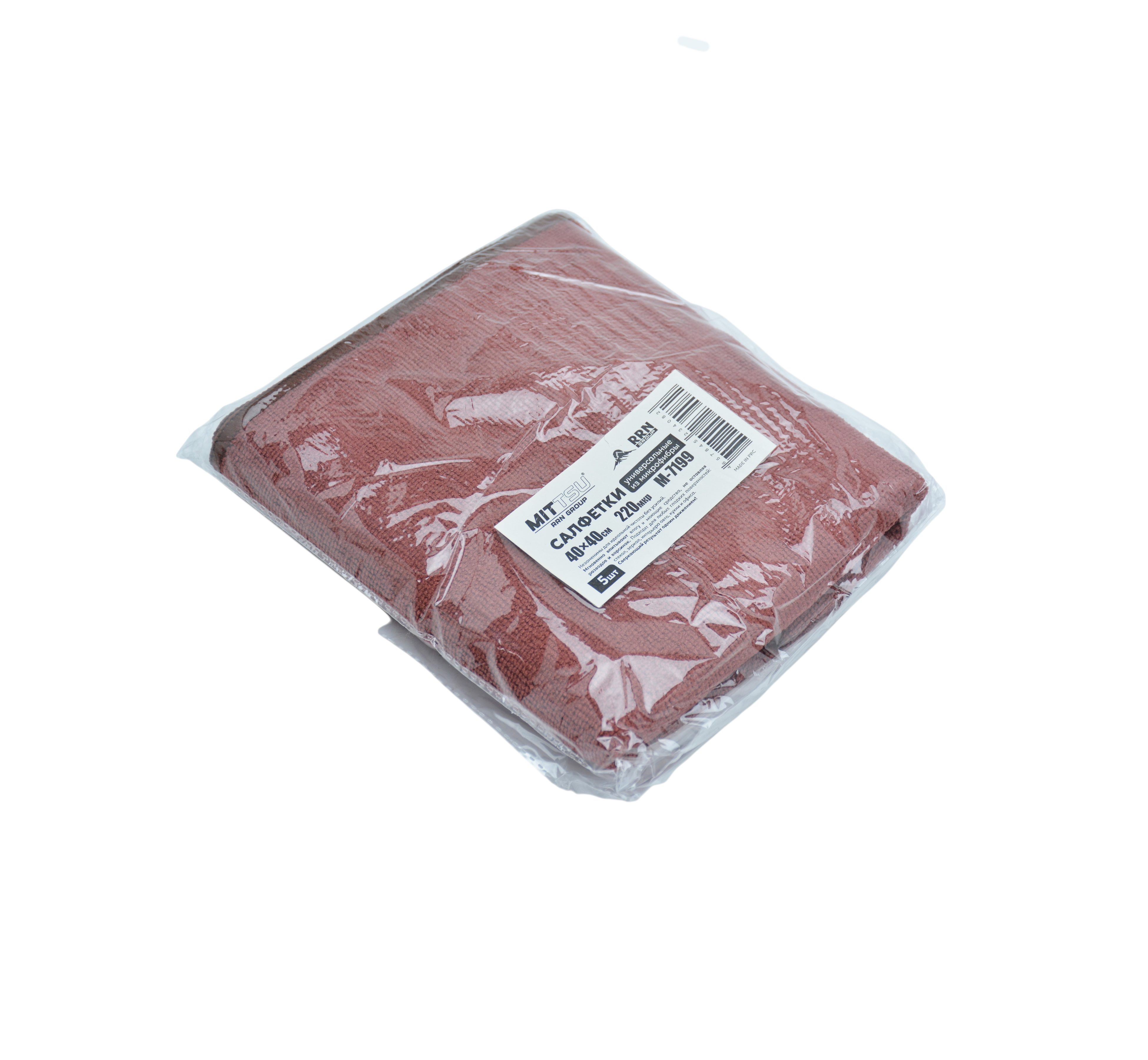 Тряпки микрофибра 40*40см "MITTSU" M7199 (1*5)