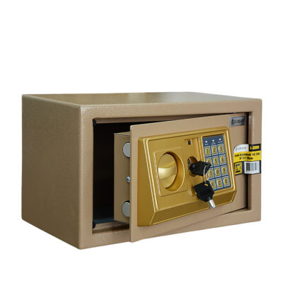 Сейф 20*30*20см золото FD200 L3001G