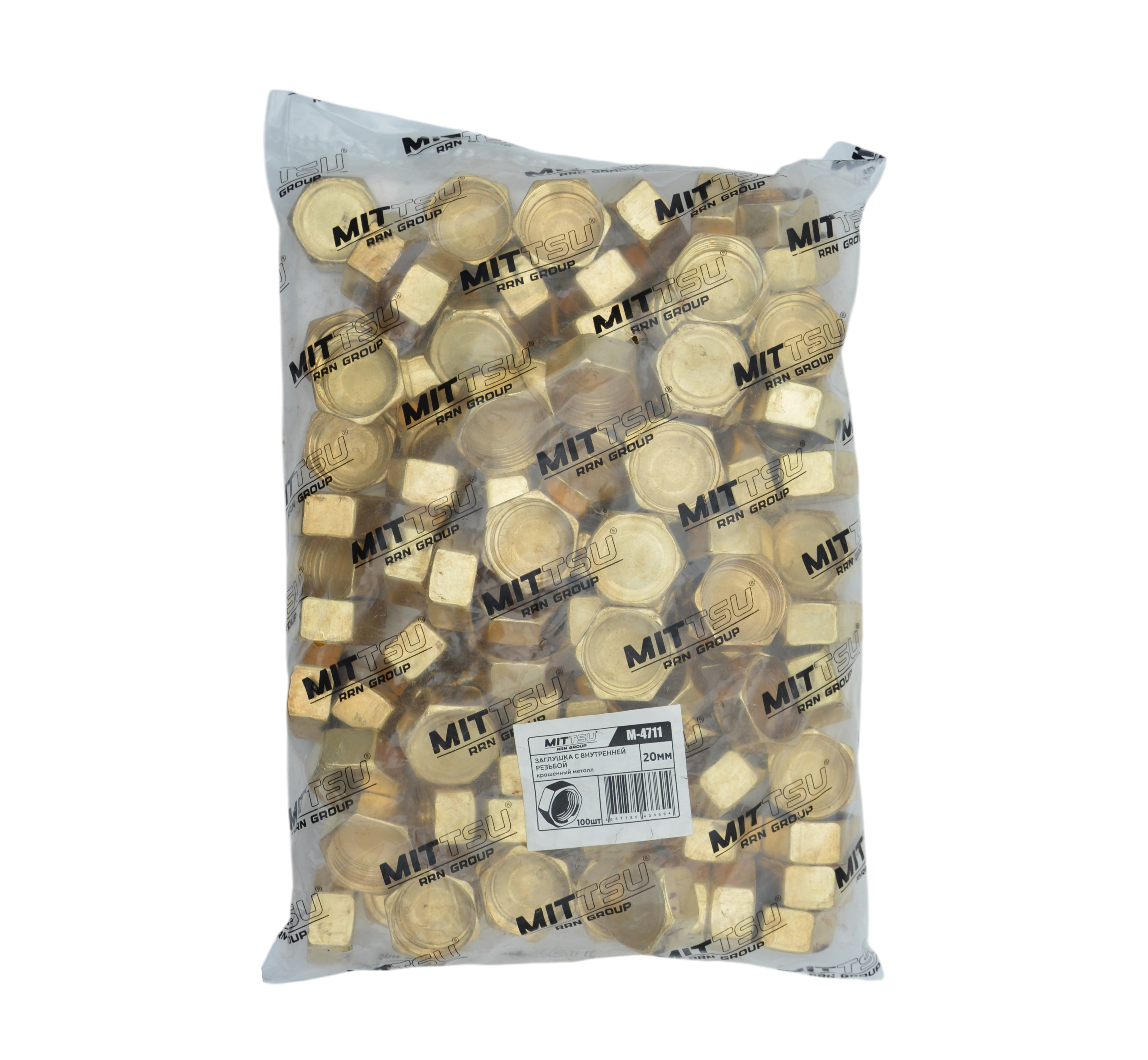 Заглушка Ø20В крашен.металл "MITTSU" M4711 (1*100)(1*1000)