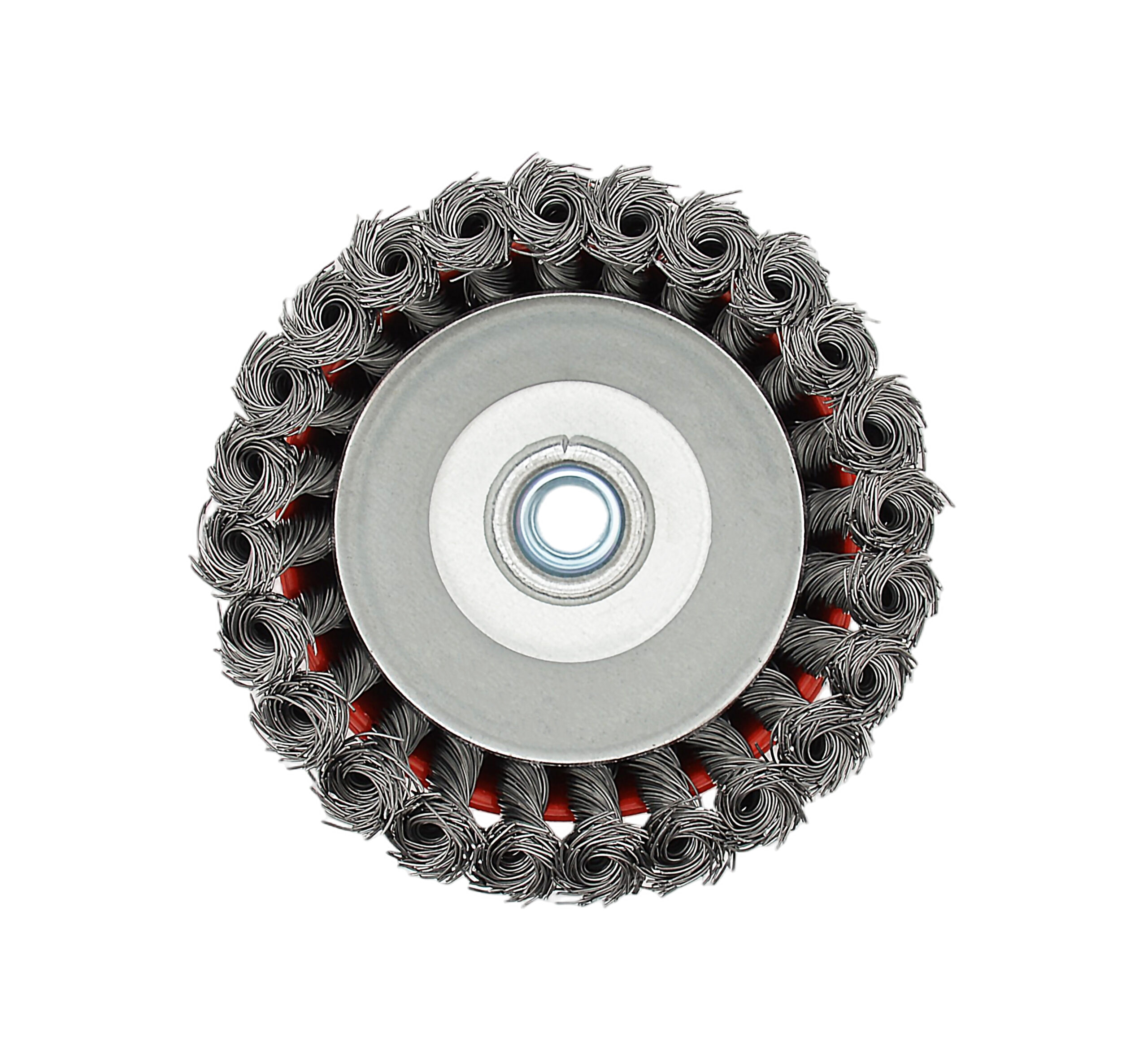 Щетки по металлу хром 5" 125 мм М-14 "MITTSU" M8538 (1*45)