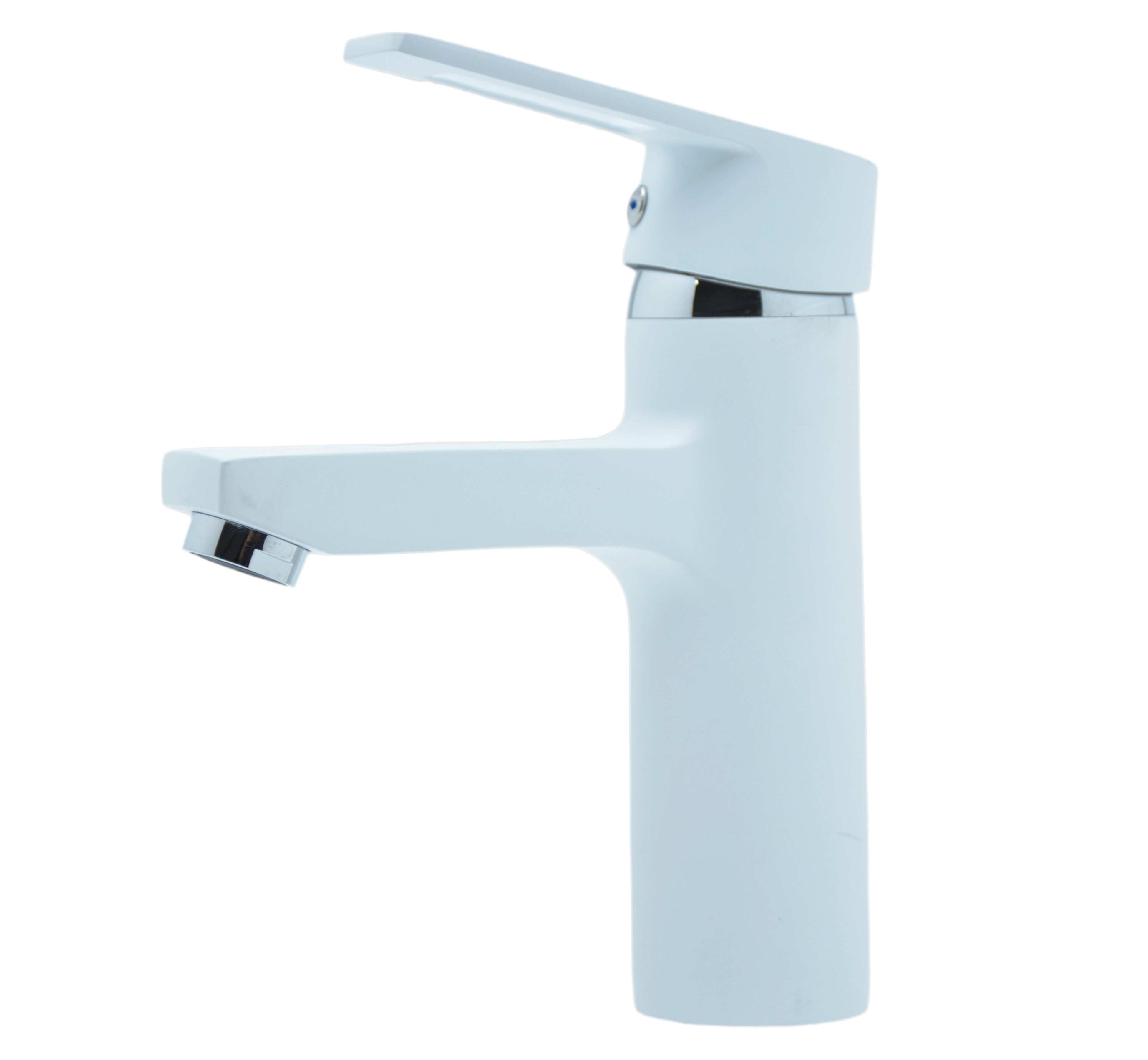 Смеситель для умывальника однорычажный "LIMAN" L4201W JXE1-B046 WHITE (1*10)