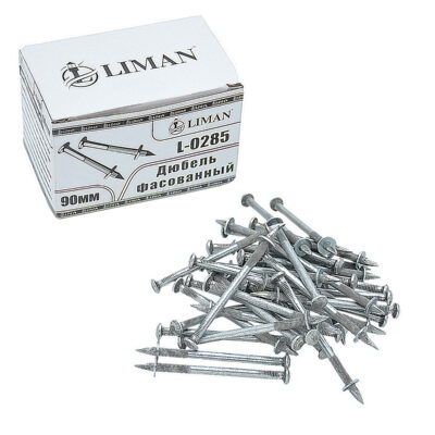 Дюбель 4.5 x 90 фасованный (1*1кг)(1*20) «LIMAN» L0285-90