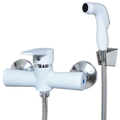 Смеситель для ванны/биде «LIMAN» L4023W PUD5-WSL-146 WHITE (1*10)
