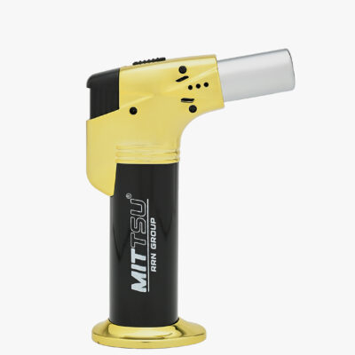 Горелка Пьезо газовая мини турбо автоген с подставкой «MITTSU»M6407 (1*120)
