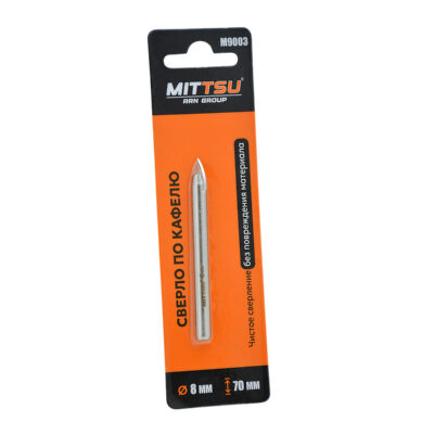 Сверло по кафелю 8мм*70мм «MITTSU» M9003(1*50)(1*1000)