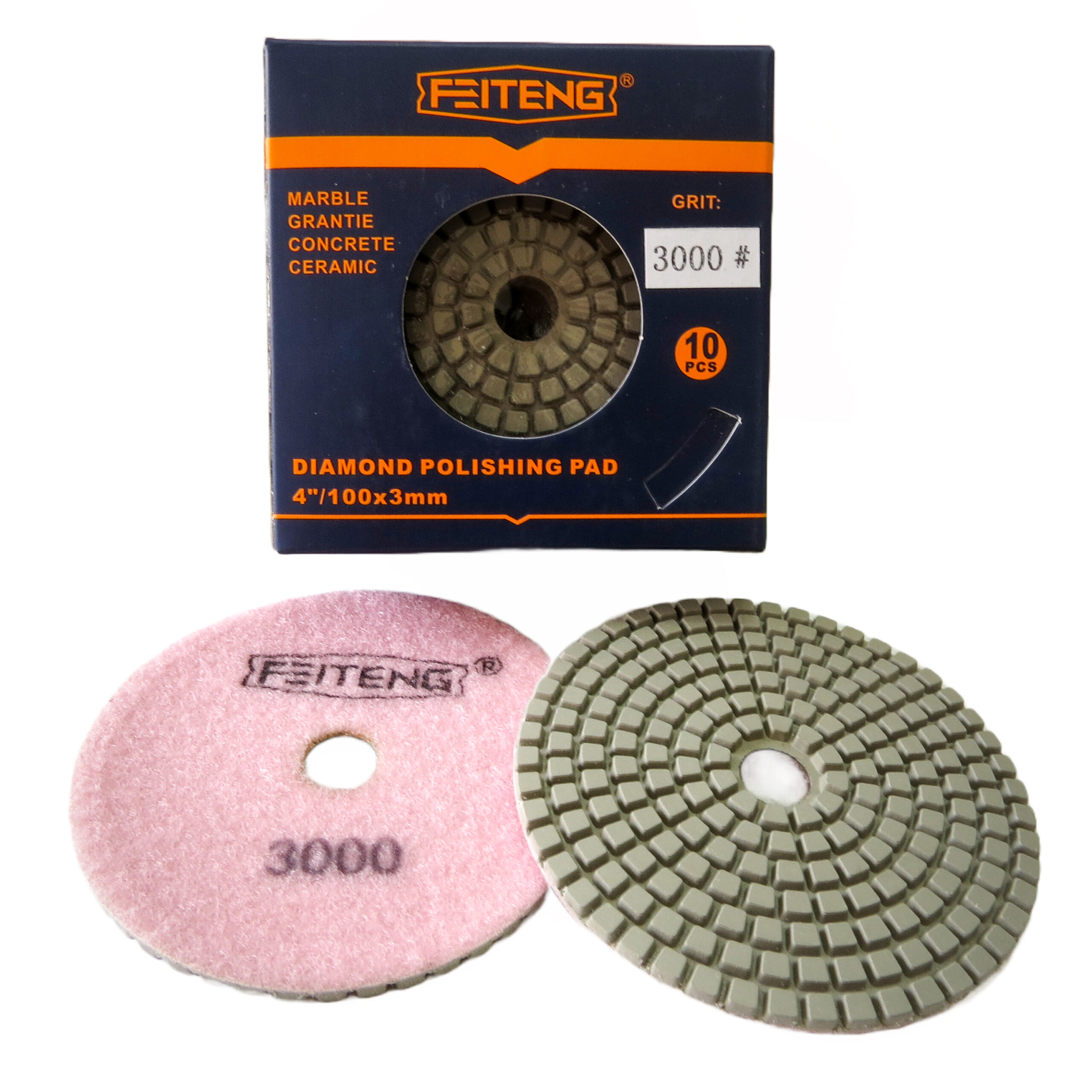 Диск шлифовальный гибкий 4 ХP3000 "FEITENG" FR403000 (1*10)(1*200)