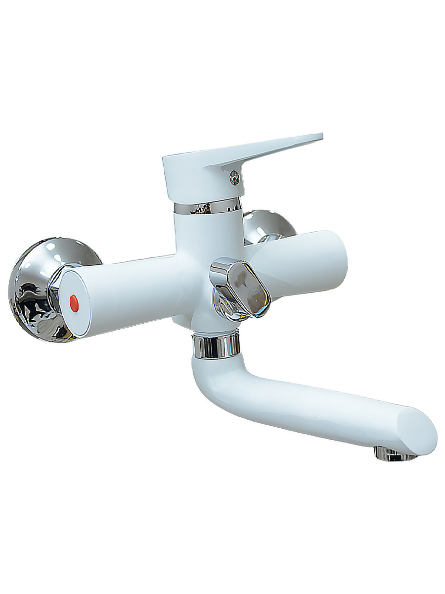 Смеситель для ванны "LIMAN" L4029W PUD3-WSL-146 WHITE (1*10)