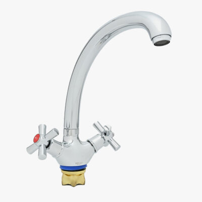 Смеситель для кухни Двухвентельный  «MITTSU» M2204 TLB-WSL-722 (1*10)