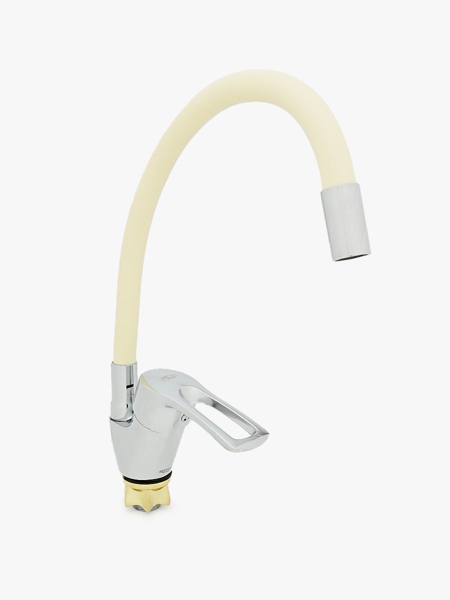 Смеситель для кухни однорычажный с гиб.изл "MITTSU" M2210BG YUB-REFLECTOR COLOR-BEIGE WSL-181 (1*10)