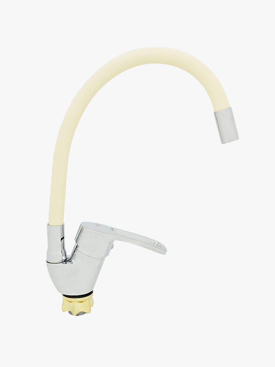 Смеситель для кухни однорычажный с гиб.изл "MITTSU" M2210BG YUB-REFLECTOR COLOR-BEIGE WSL-181 (1*10)