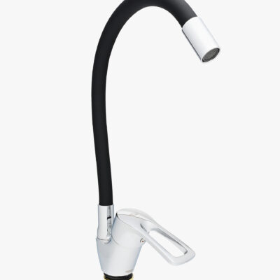 Смеситель для кухни однорычажный с гиб. изл «MITTSU» M2210B YUB-REFLECTOR COLOR-BLACK WSL-181 (1*10)