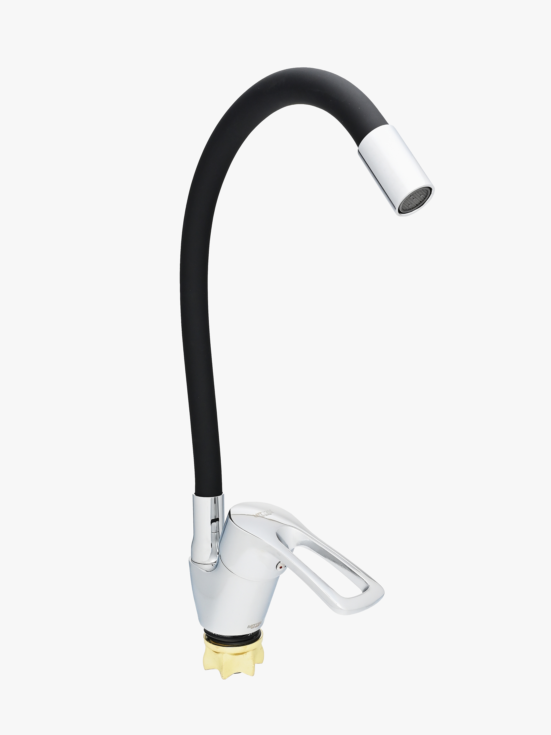 Смеситель для кухни однорычажный с гиб. изл "MITTSU" M2210B YUB-REFLECTOR COLOR-BLACK WSL-181 (1*10)