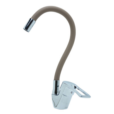 Смеситель для кухни однорычажный с гиб.изл. «LIMAN» L4110BR YUB-REFLECTOR COLOR-BROWN WSL-181 (1*10)