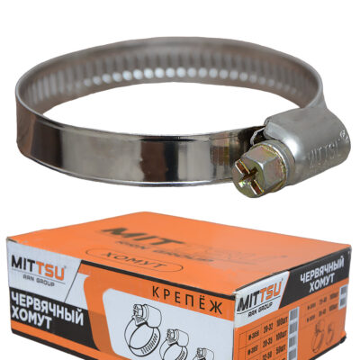 Хомут червячный нерж. «MITTSU» 9мм  50-70мм М3062 (1*50)(1*1000)