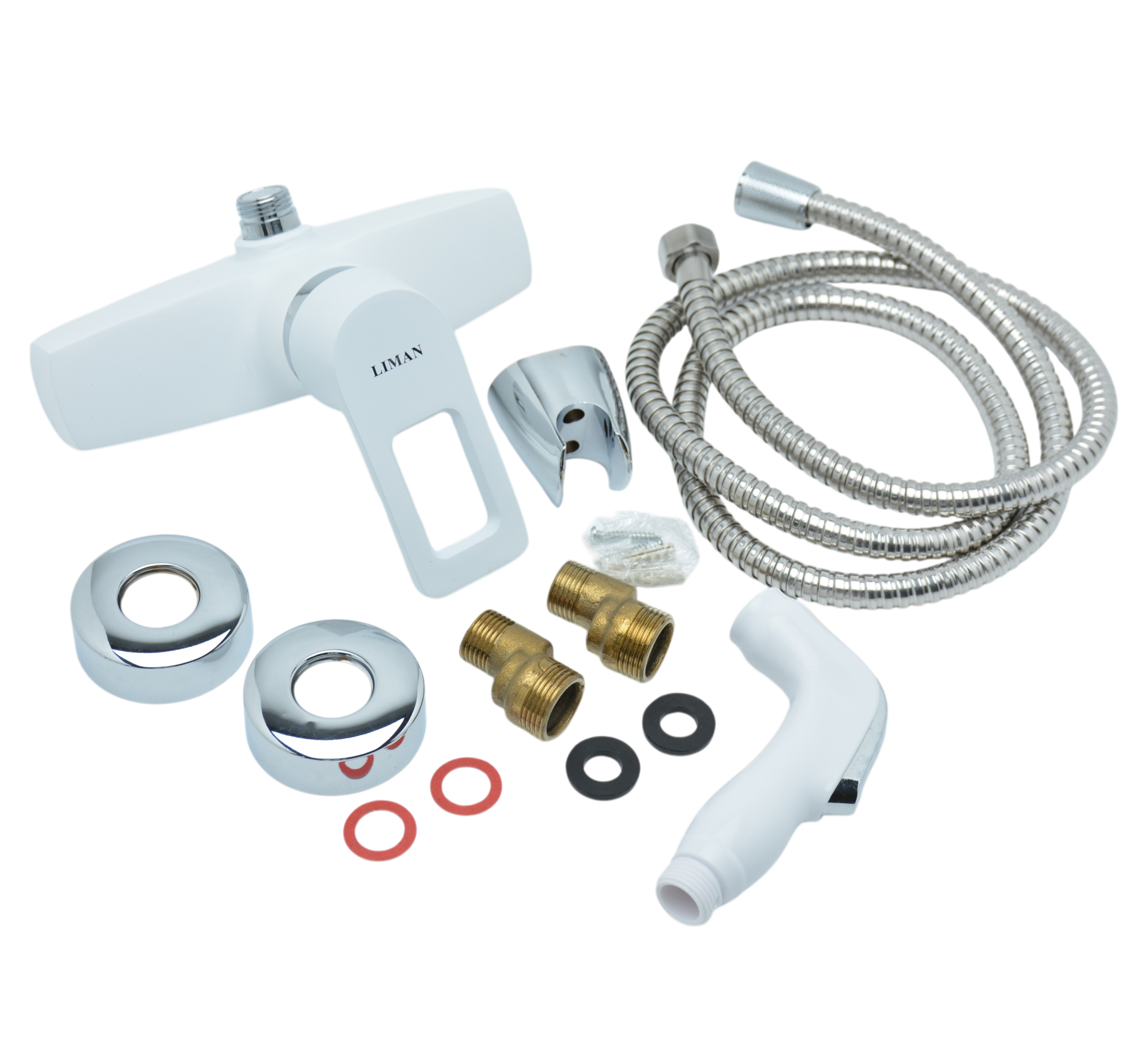 Смеситель для биде (идеал) "MITTSU" цвет Матовый белый M2107W JXE5-B046 WHITE (1*10)