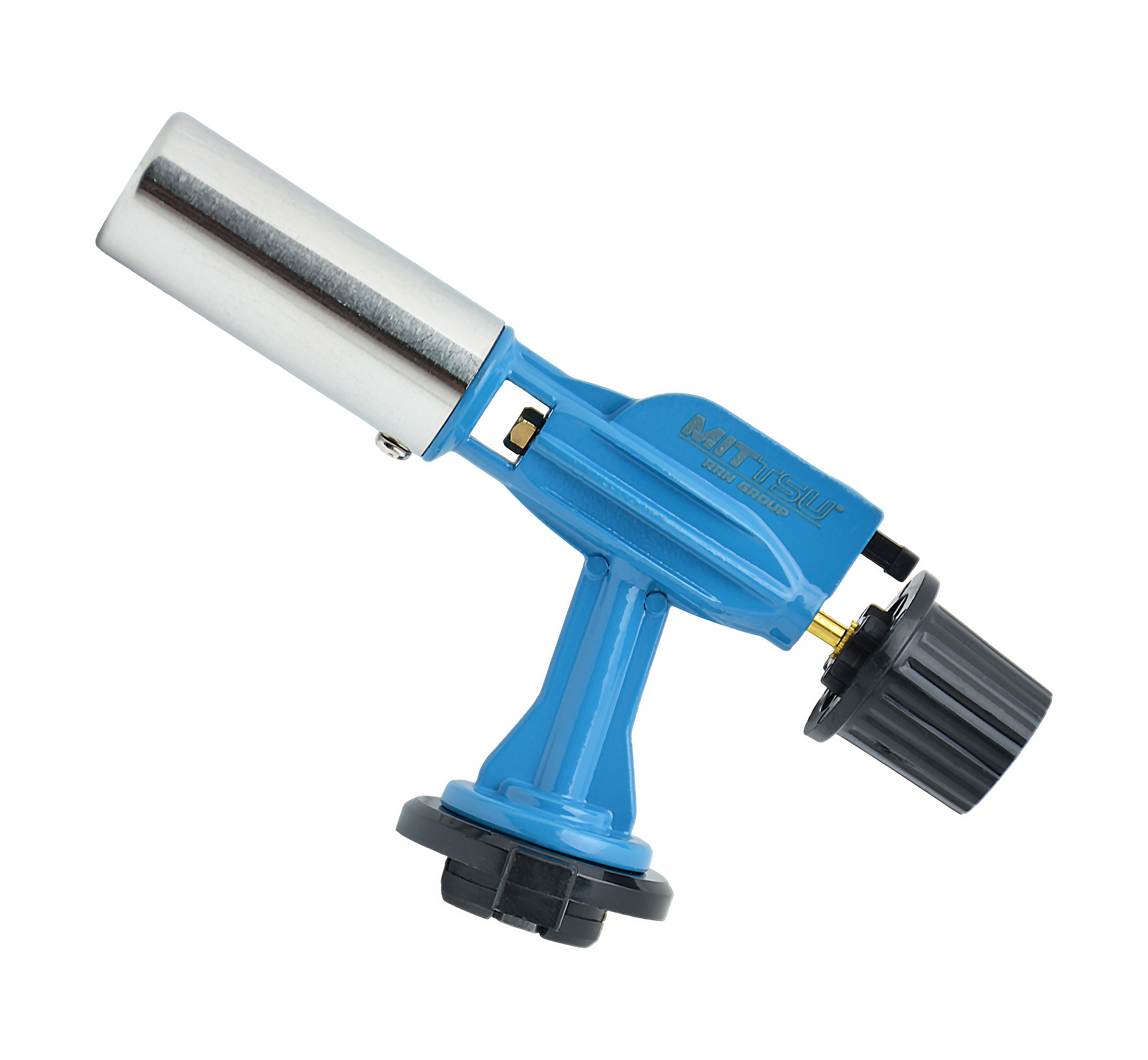 Горелка Пьезо металлическая синяя "MITTSU" M6403 (1*10)(1*100)