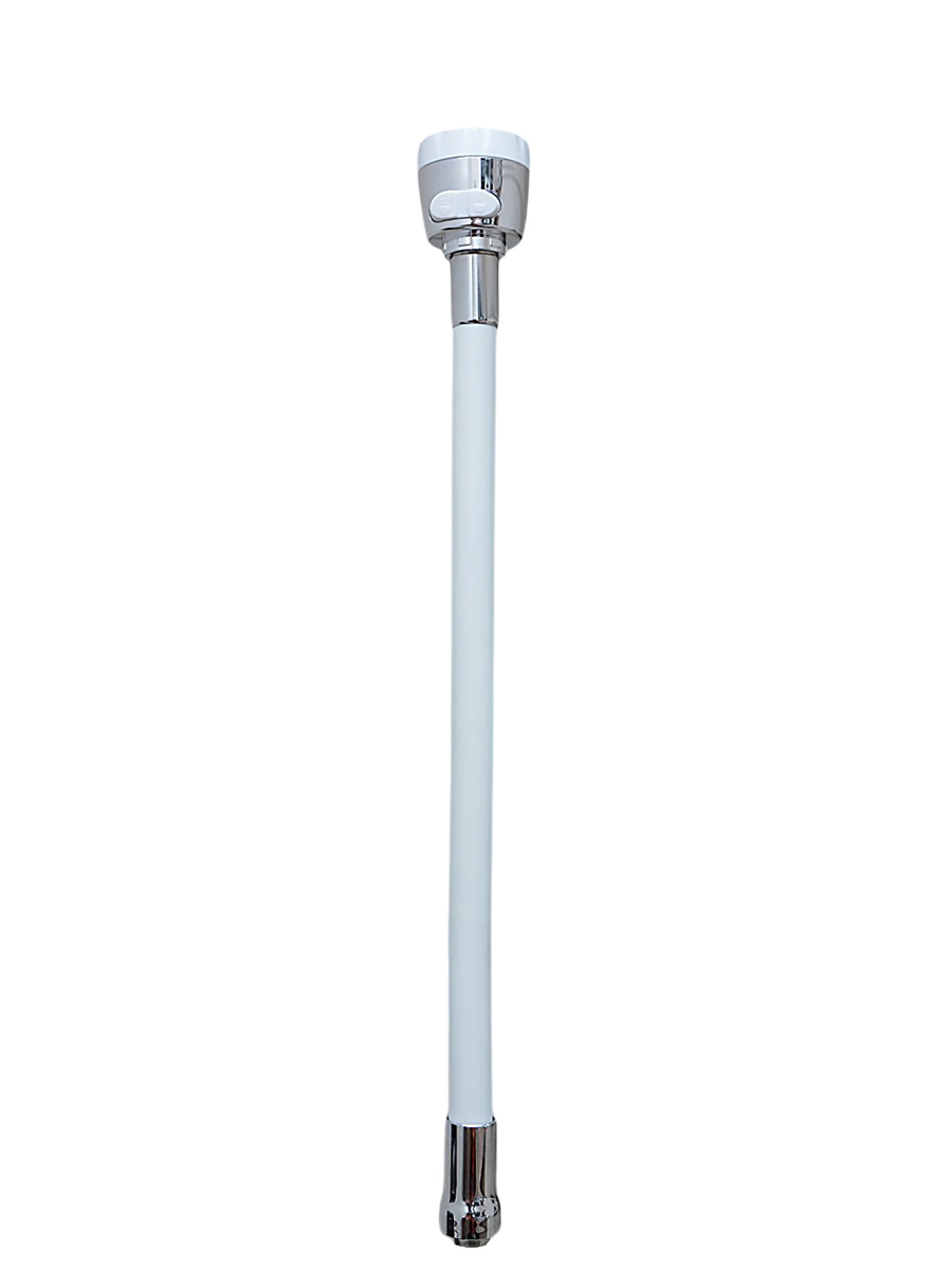 Излив гибкий для смесителя гибкий с перек. белый "LIMAN" L1205W (1*50)