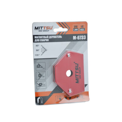 Магнитный держатель для сварки  12кг «MITTSU» M6733 (1*6)(1*72)