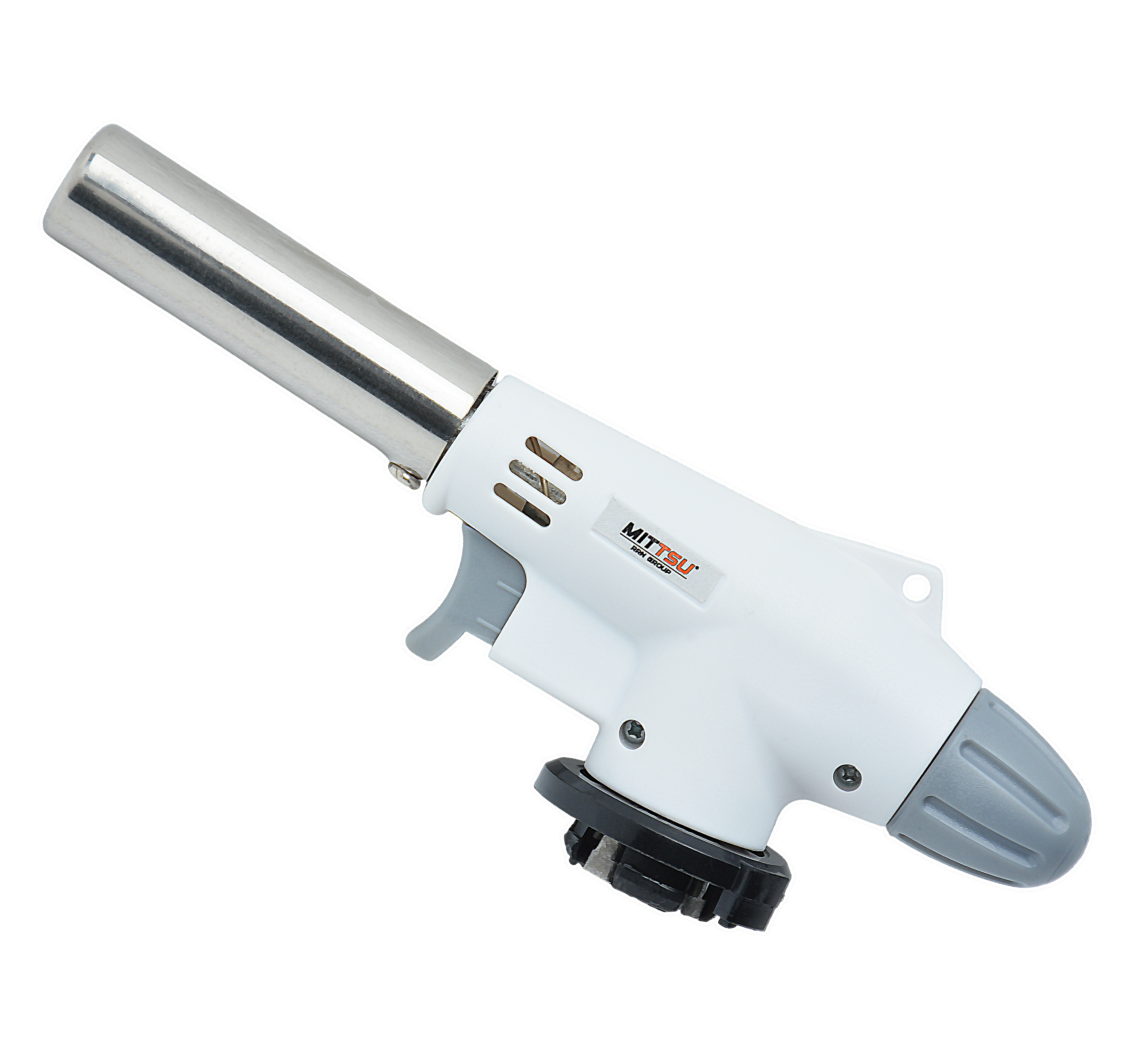 Горелка Пьезо газовая белая "MITTSU" M6402 (1*10)(1*100)