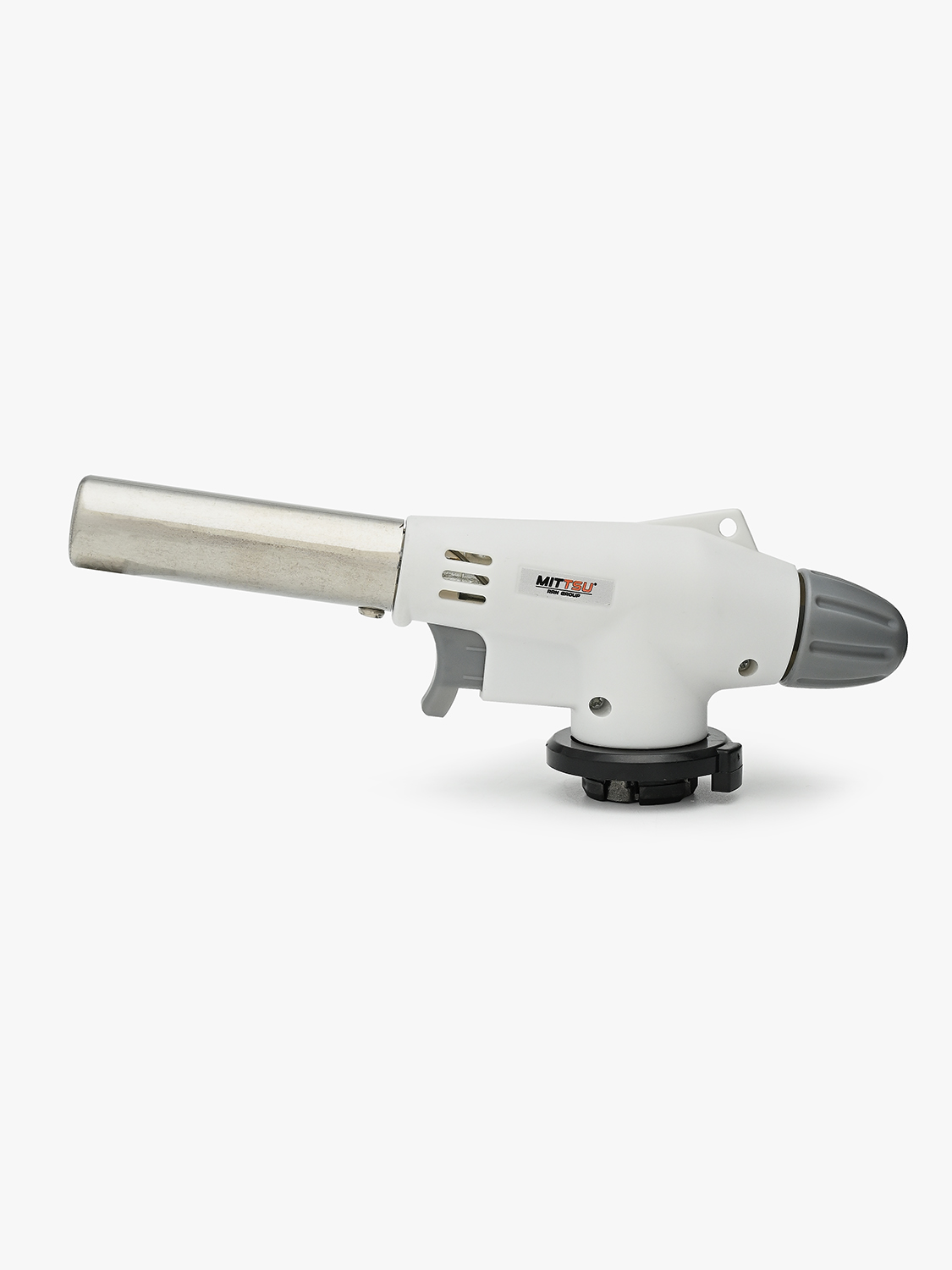 Горелка Пьезо газовая белая "MITTSU" M6402 (1*10)(1*100)