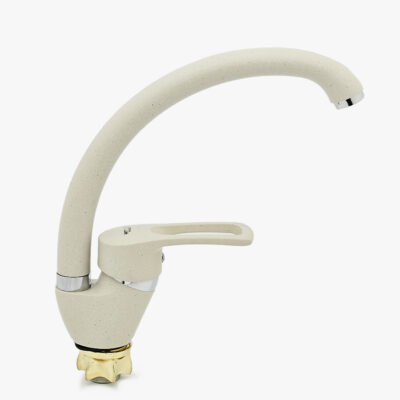 Смеситель для кухни однорычажный  матовый в крапинку «MITTSU» M2221 YUB-B181 BEIGE (1*10)