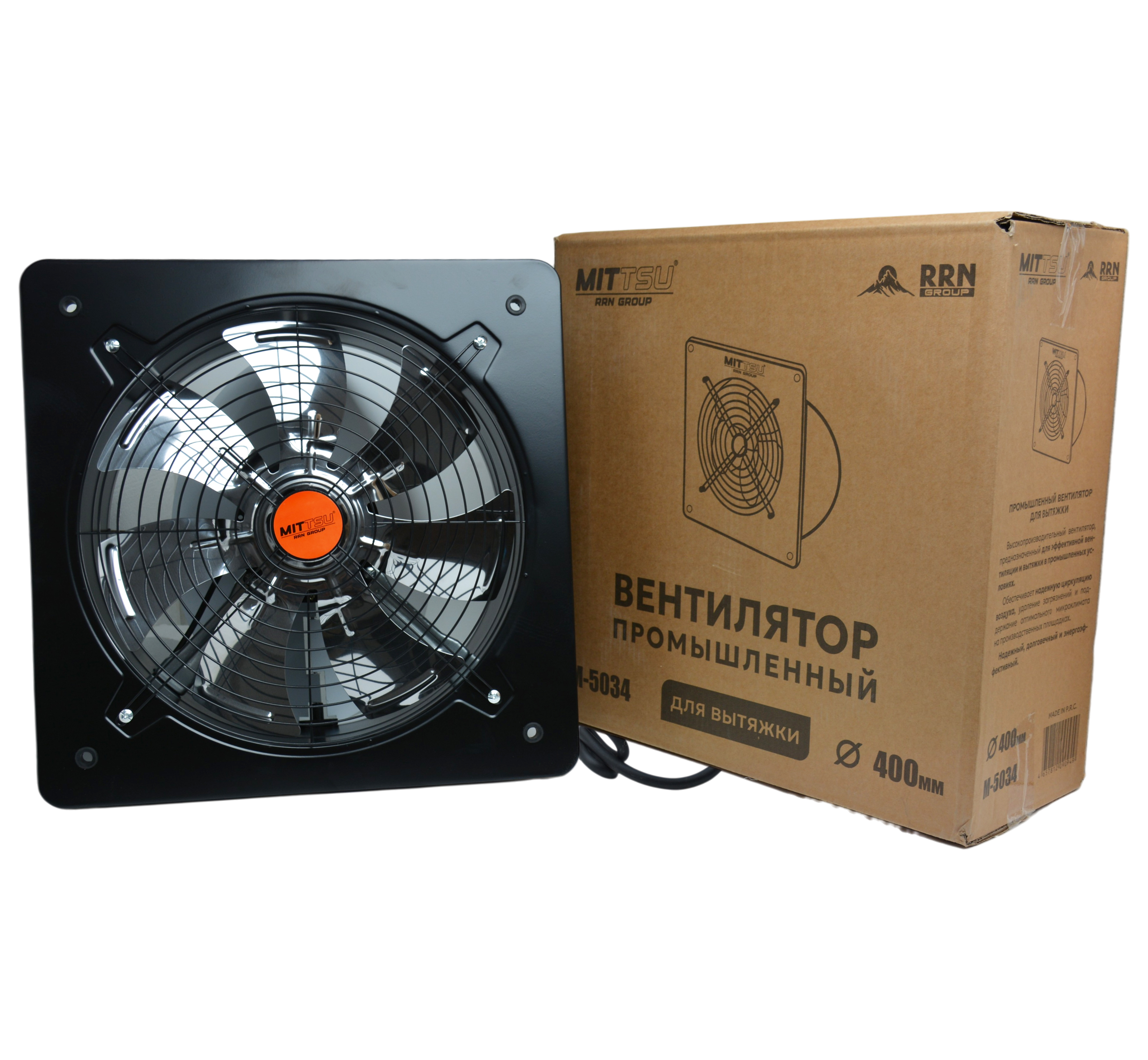 Вентилятор черный FD Ø400 "MITTSU" М5034 (1*2)