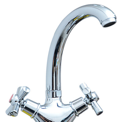 Смеситель для мойки  двухвентельный «LIMAN» L4105 TLC-WSL-722 (1*10)