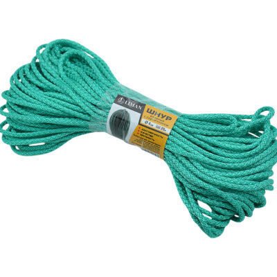 Веревка бельевая вязаная Ø4мм 20м Беларусь «MITTSU» M6932 (1*200)