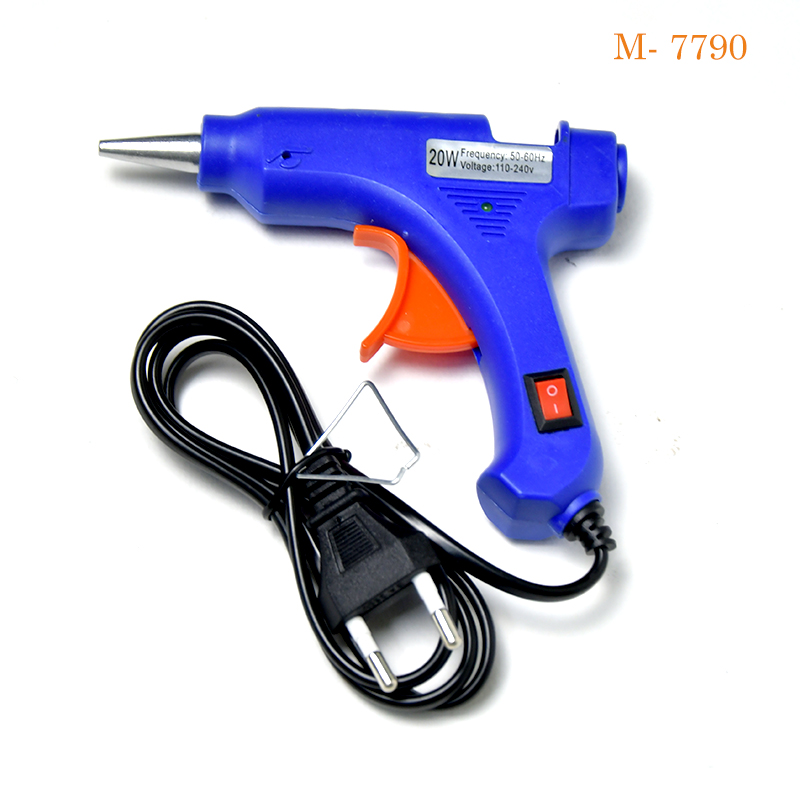 Пистолет для термоклея 20w "MITTSU" M7790 (1*24)(1*96)