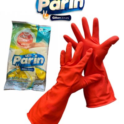 Перчатки резиновые хозяйственные «PARIN» «М» (1*216)(1*12)