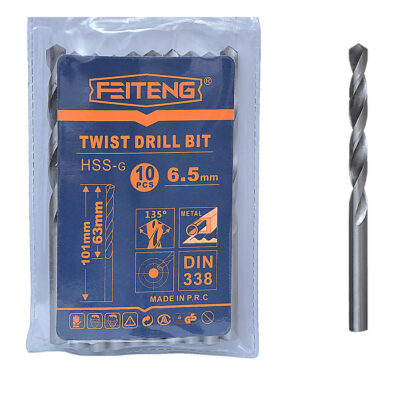 Сверло по металлу «FEITENG» 6.5мм VK2186 (1*10) (1*2000)
