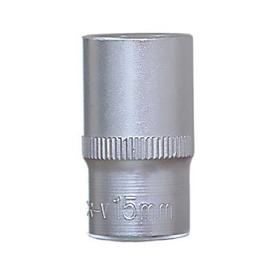 Торцевая головка короткая 1/2*15мм «MITTSU» М8176 (1*25)(1*450)