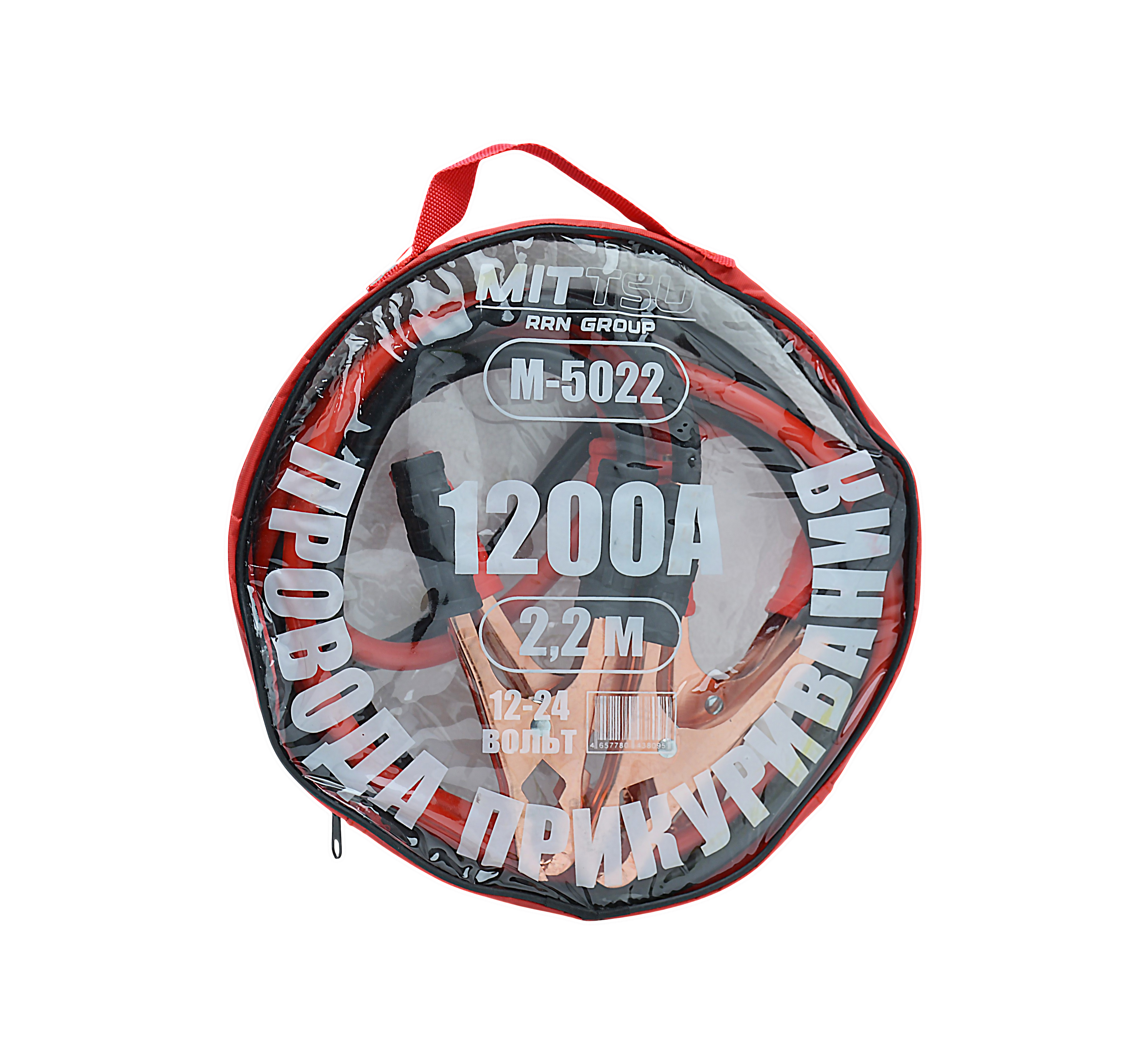 Прикуриватель для авто 2,2м 1200А "MITTSU" М5022 (1*20)
