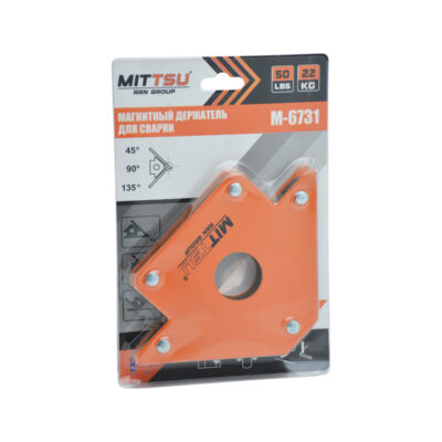 Магнитный уголок для сварки 22кг «MITTSU» M6731 (1*6)(1*48)