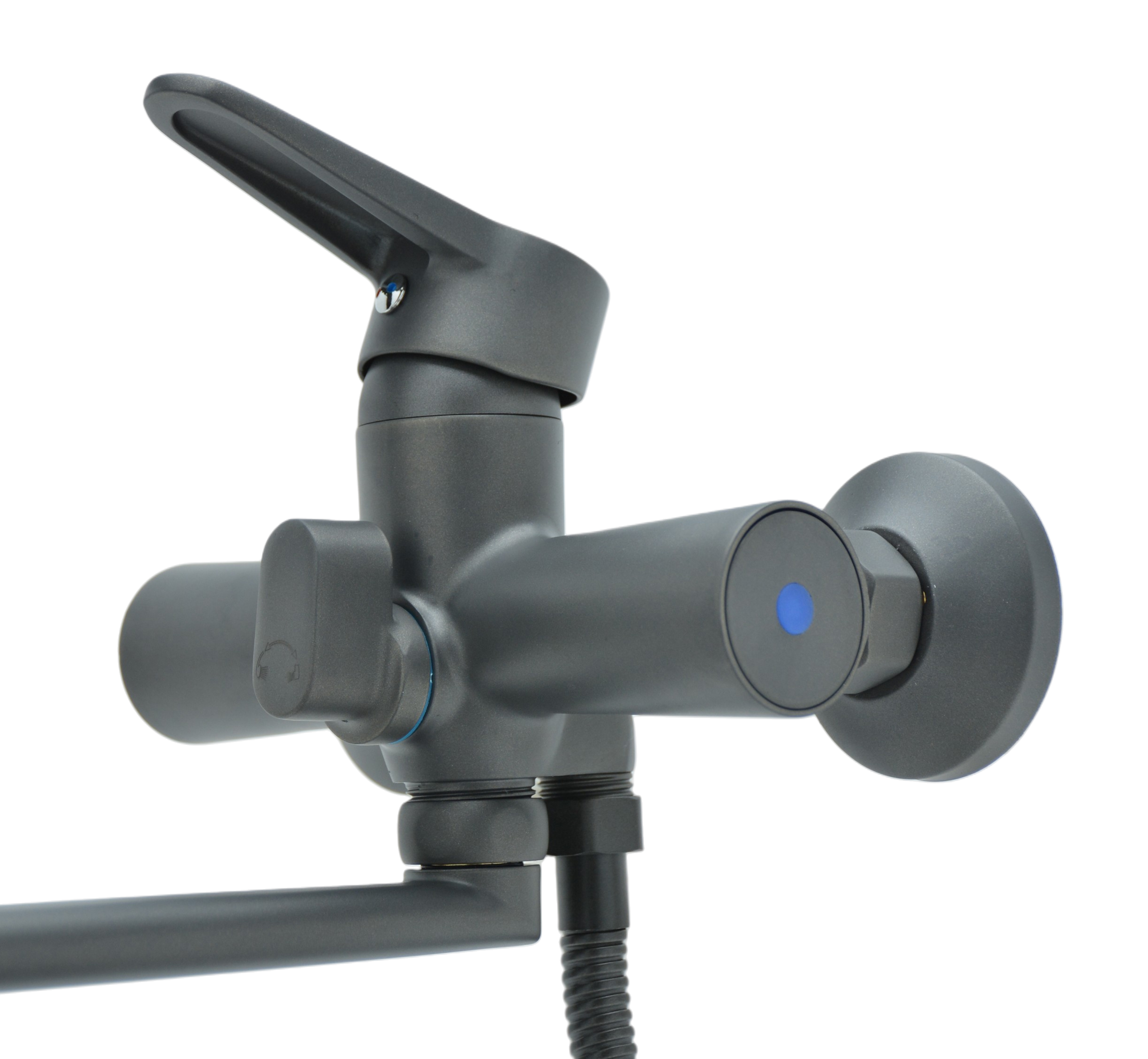 Смеситель для ванны "LIMAN" L4019G PUD7-WSL-146 GREY (1*10)
