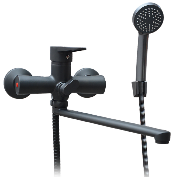 Смеситель для ванны "LIMAN" L4019G PUD7-WSL-146 GREY (1*10)