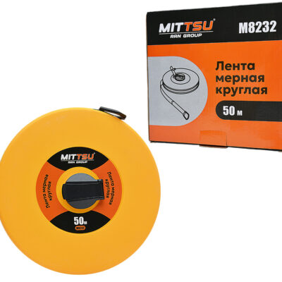 Лента мерная круглая 50 м. «MITTSU» M8232 (1*40)