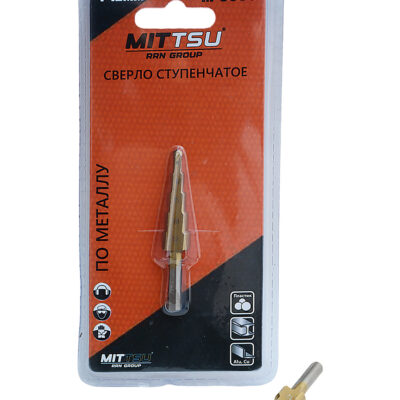 Сверло кобальт ступенчатое по металлу 4-12 «MITTSU» M3000 (1*20)(1*200)