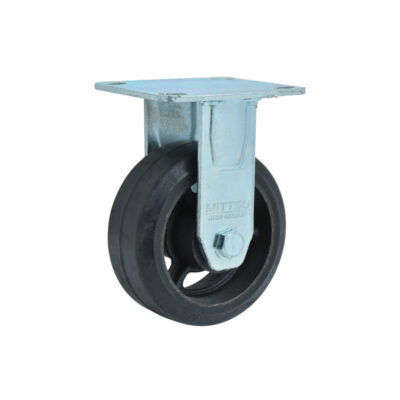Колесо для тележки не поворотное черное 5″125 «MITTSU» М8429 (1*15)