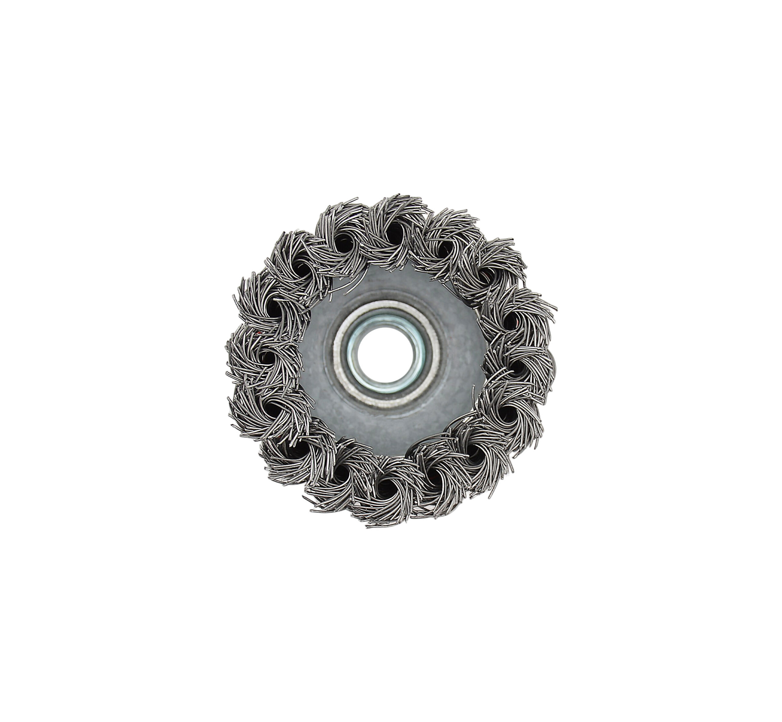 Щетки по металлу хром 2,5" 65мм М-14 "MITTSU" М8535 (1*100)
