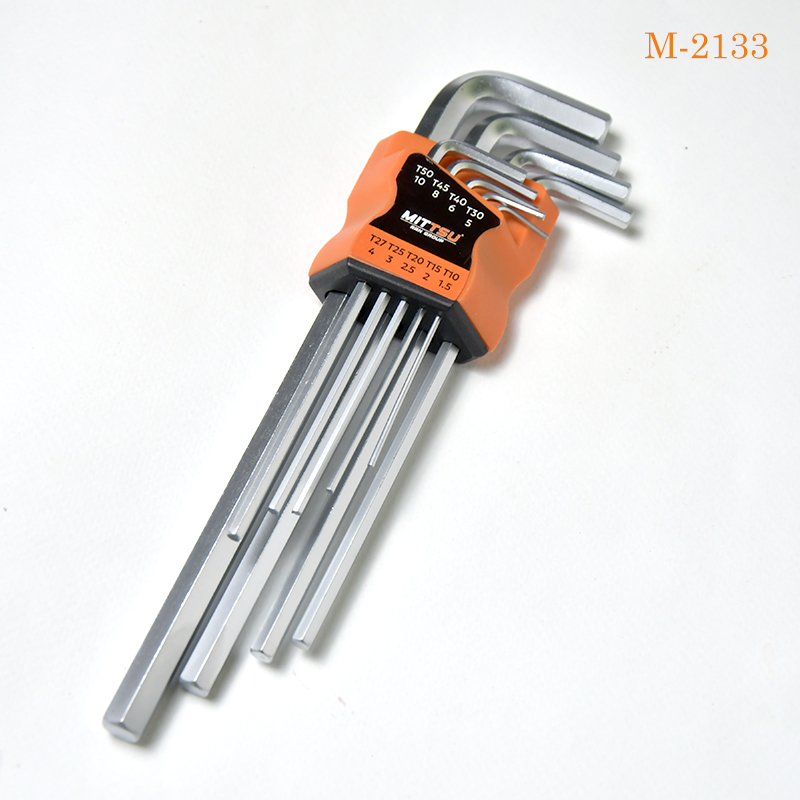 Набор шестигранников 9 пред. большой "MITTSU" М2133 (1*15)(1*60)