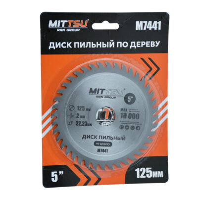 Диск пильный по дереву 125мм «MITTSU» M7441 (1*20)(1*200)
