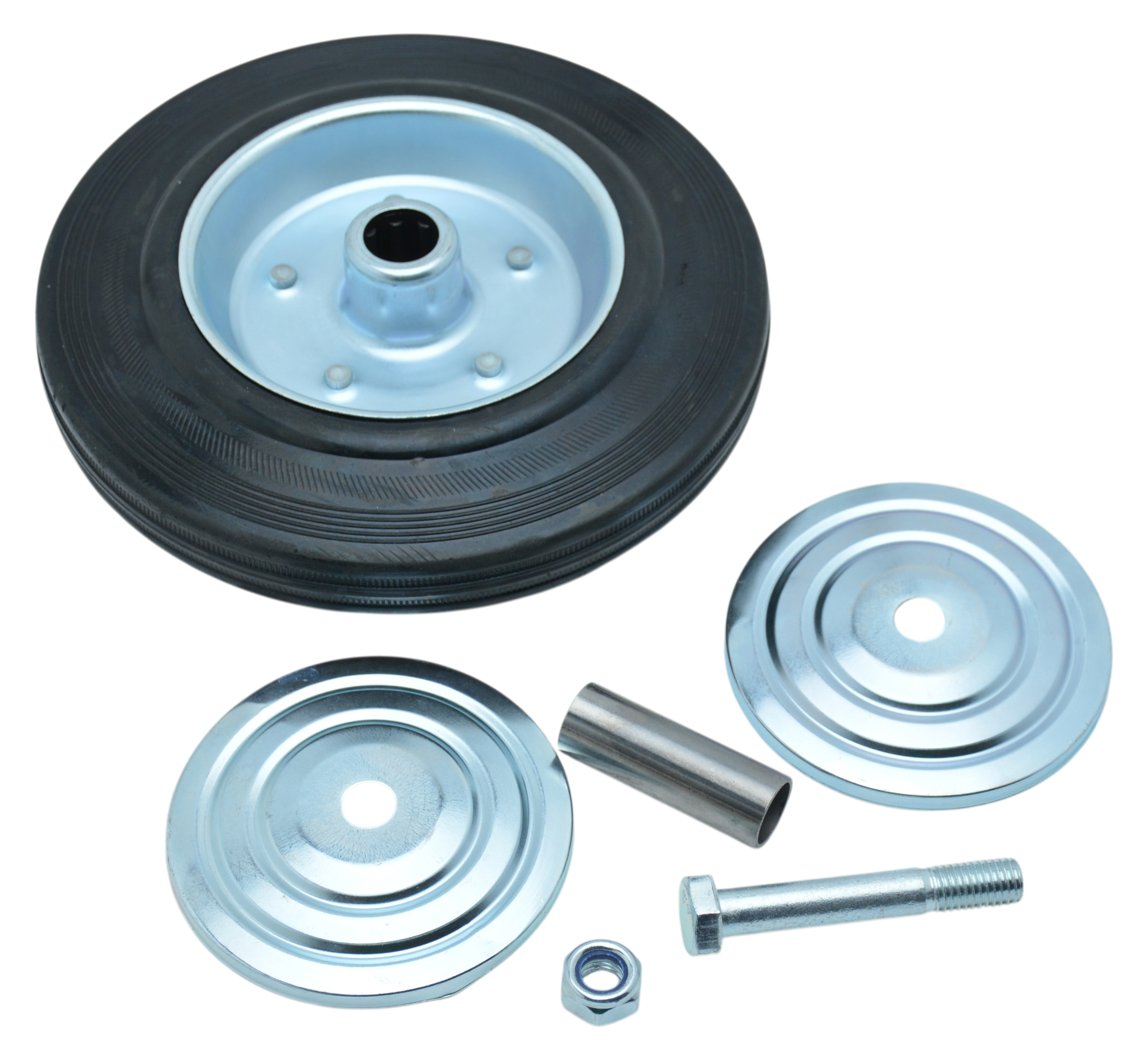 Колесо для тележки 8"*200 "MITTSU" М8455 (1*20)