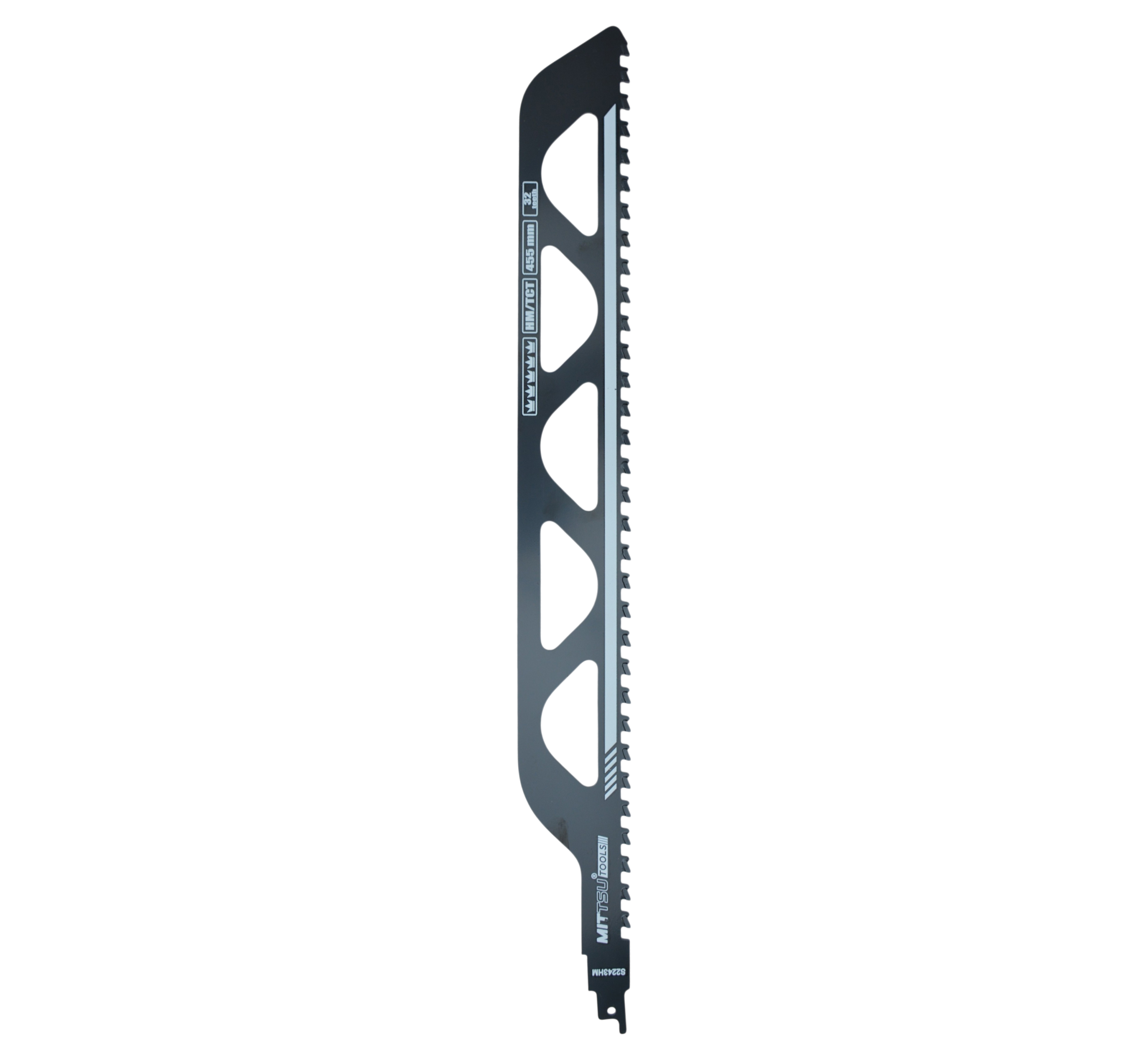 Полотно для сабельной пилы 18"(455mm)*2TPI "MITTSU" M7572 (1*50)(1*100)