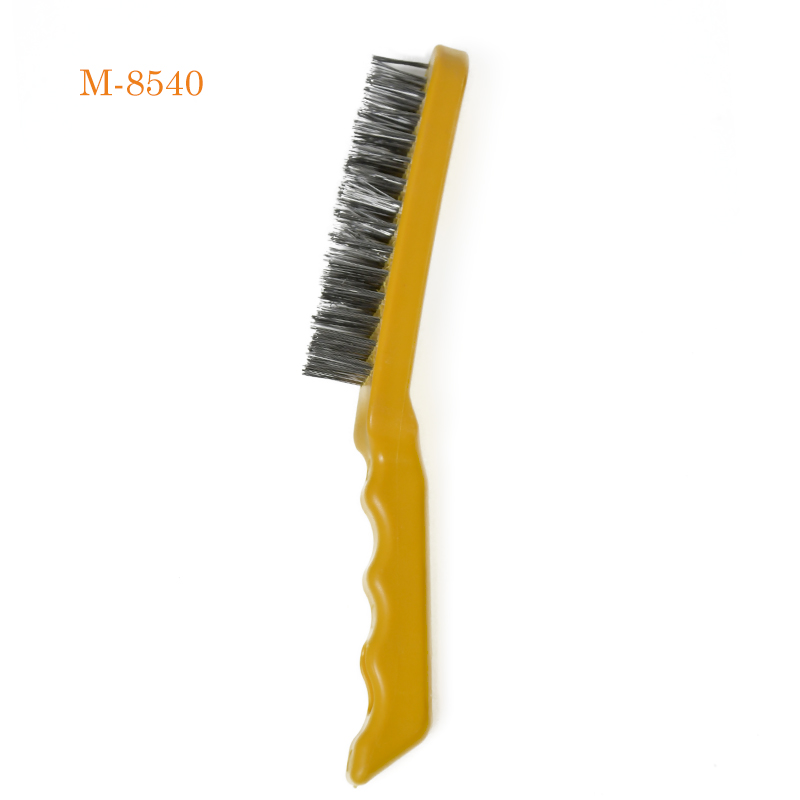 Щетки по металлу желтая ручка "MITTSU" M8540 (1*12)(1*120)