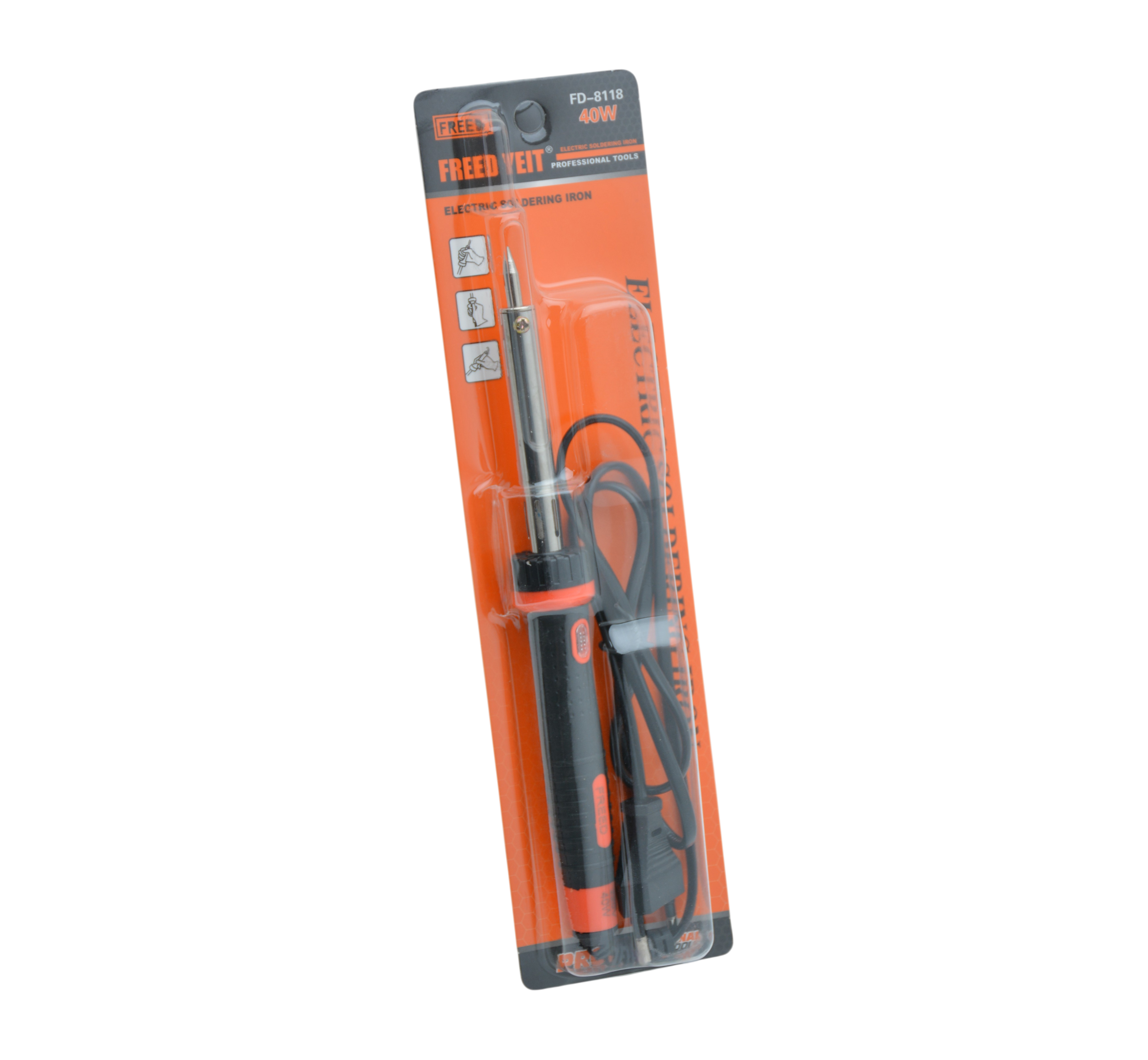 Паяльник электрический 40w "FREED" FD8118 VK42 (1*50)(1*100)