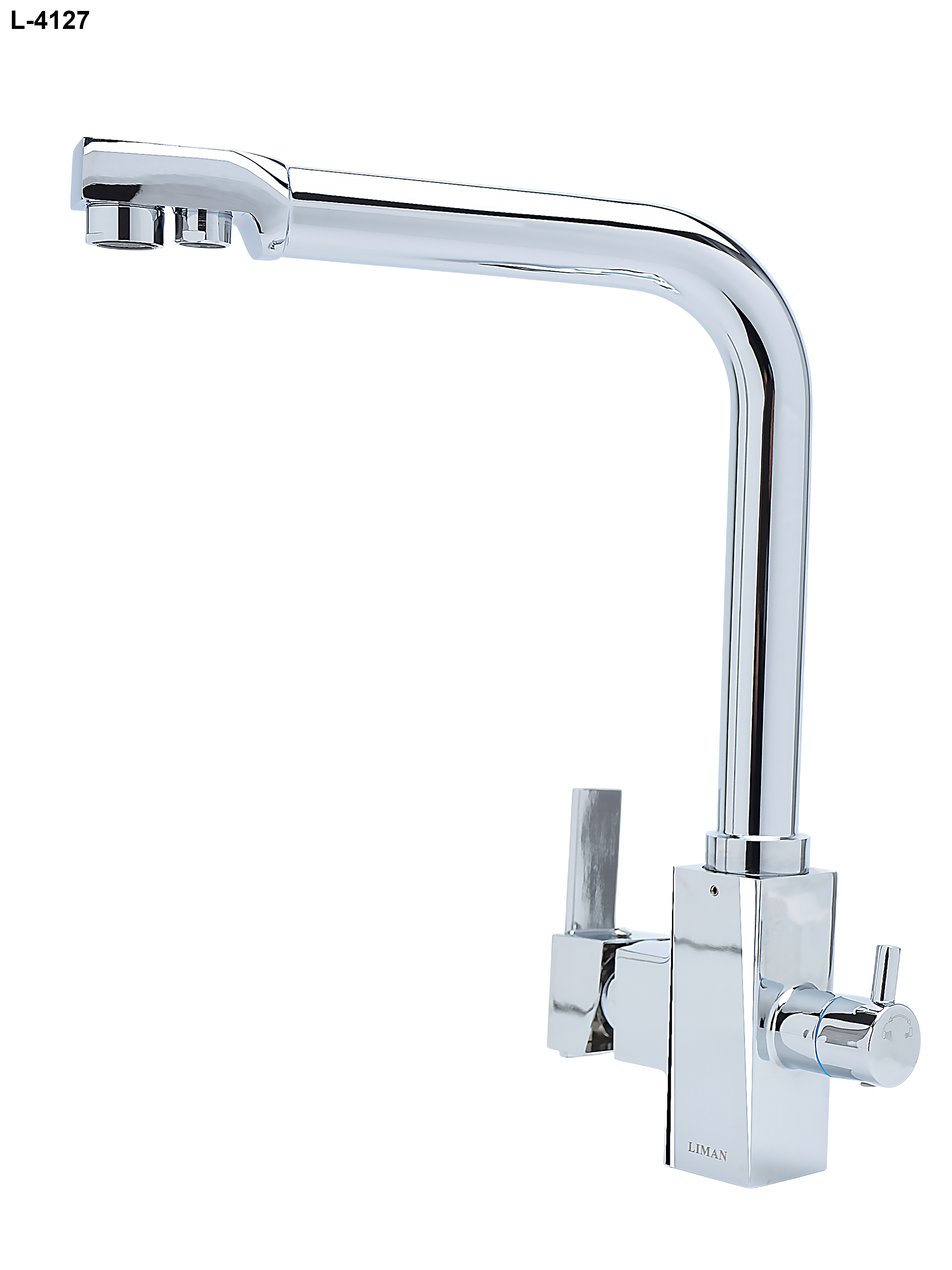 Смеситель для мойки хром "LIMAN" L4127 (1*10)