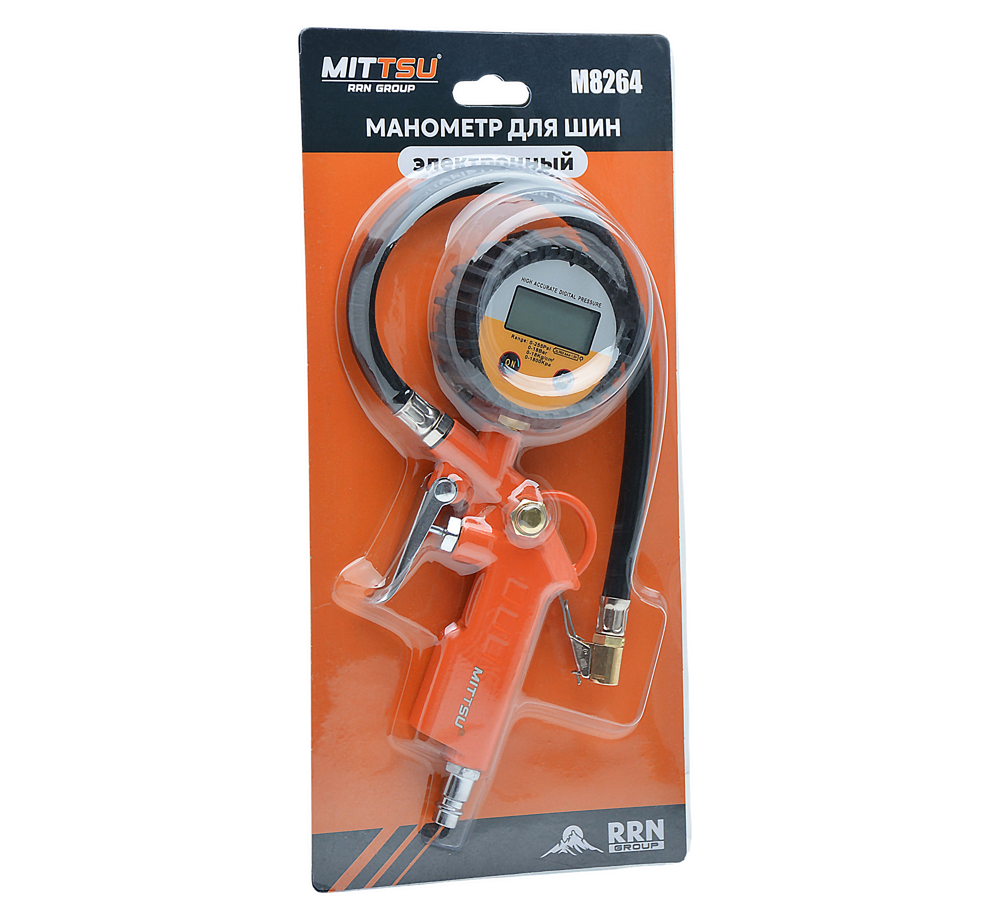 Манометр для шин электронный "MITTSU" M8264 (1*50)