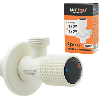Кран угловой (1/2″×1/2″)  «MITTSU» М9022 (1*100)